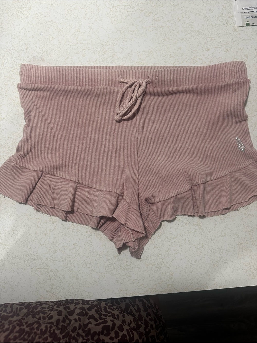 FP Movement by Free People Ribbed Lounge Shorts in Light Pink